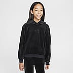 Nike Black Velour Hoodie Nike